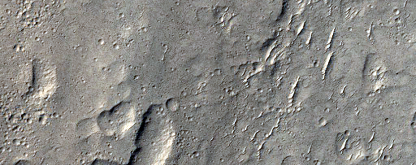 Landform in Aeolis Planum