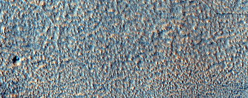 Terrain with Layered Material and Circular Pits