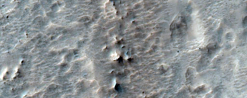 Mojave Crater Ejecta Morphology
