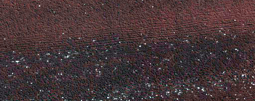 Exposure of North Polar Layered Deposits