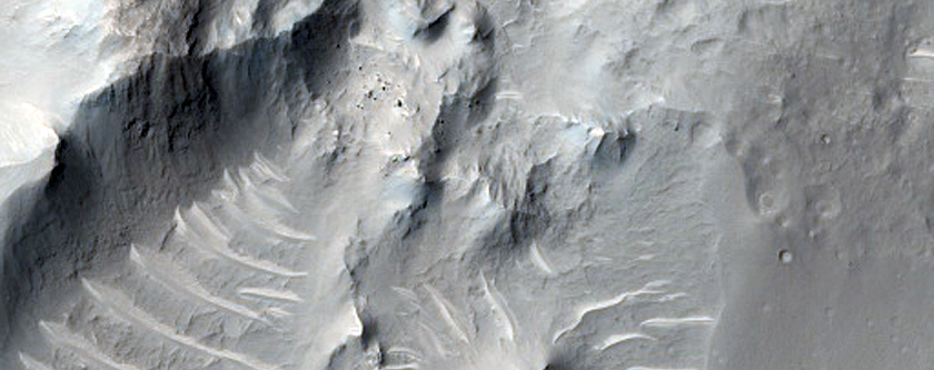 Central Uplift of Linpu Crater