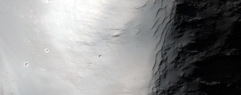 Crater Rim West of Ma Adim Vallis