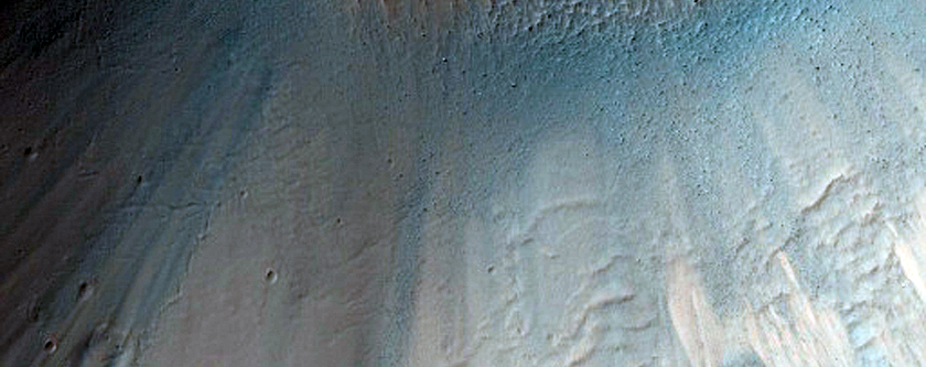 Crater Exposing Bedrock