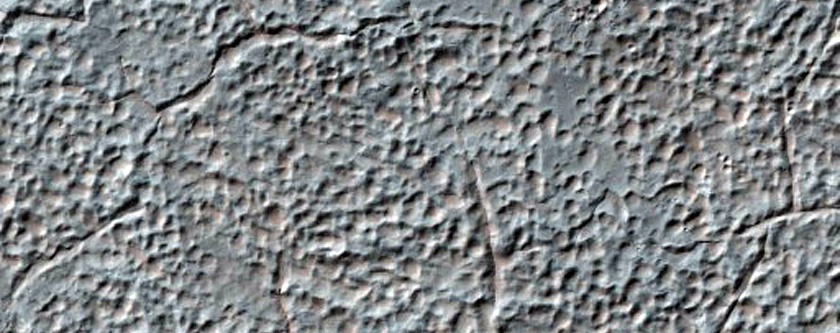 Flow Feature East of Hale Crater