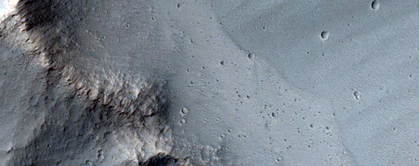 Eroded Thick Landslide in Ius Chasma