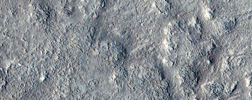 Fresh Impact Crater on Northern Plains