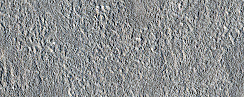 Abrupt Terrain Changes in Adamas Labyrinthus Region