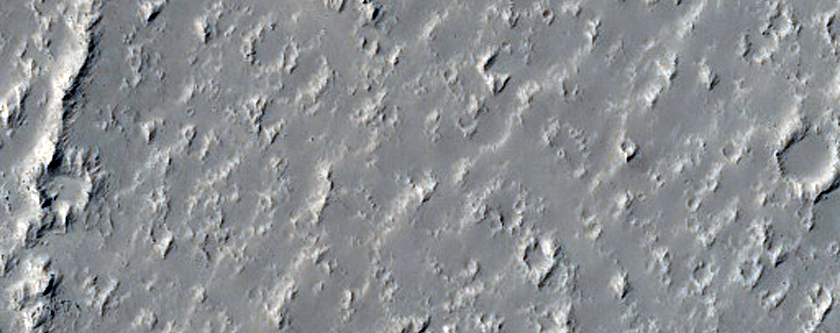 Daedalia Planum Crater Rim
