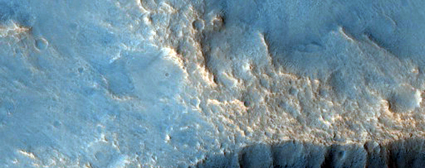 Two Impact Craters Near Mawrth Vallis