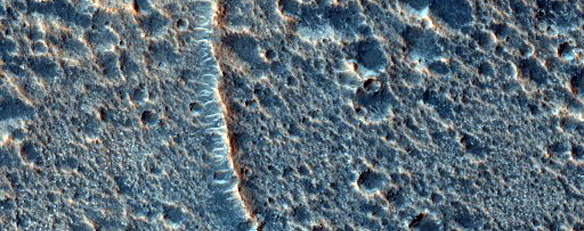 Possible Future Landing Site with Mounds in Chryse Planitia