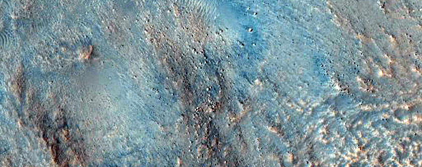 Crater in Acidalia Planitia