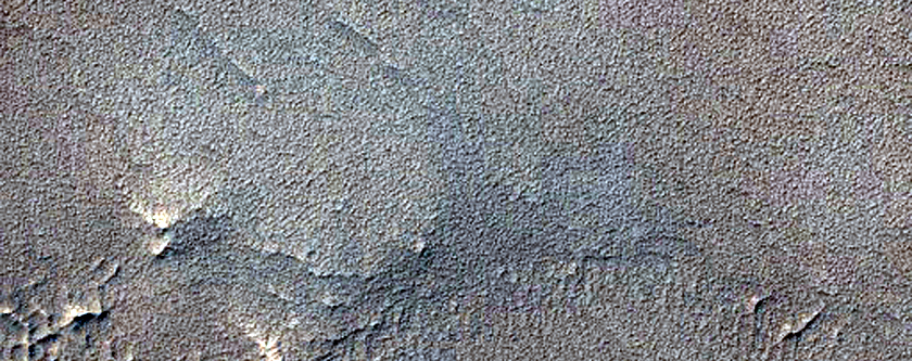 Irregular-Shaped Trough Near Noctis Labyrinthus