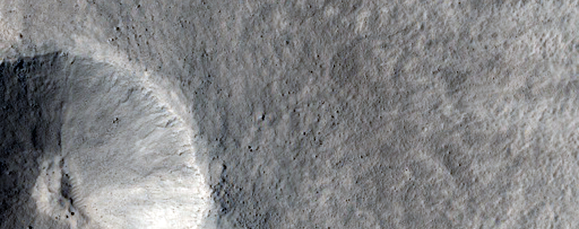 IR-Distinct Crater