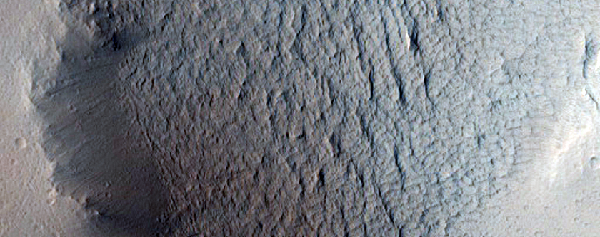 Sample of Aureole Materials West of Olympus Mons