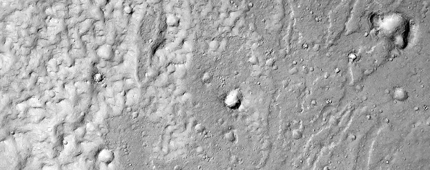 Ridges or Flows in Northeast Gale Crater