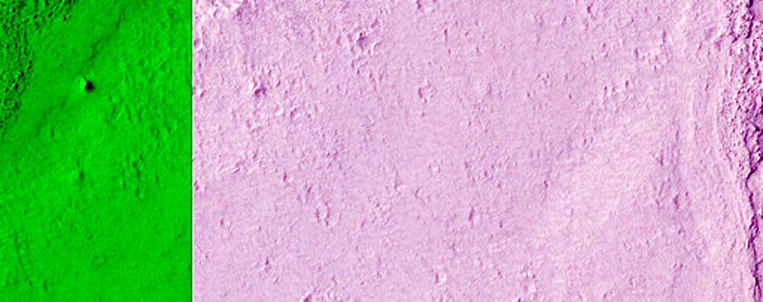 Streamlined Landforms in Marte Vallis