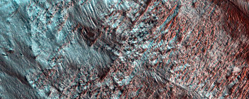 Gullies in Crater in Hellas Planitia