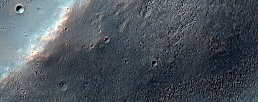 Escarpment in Margaritifer Terra