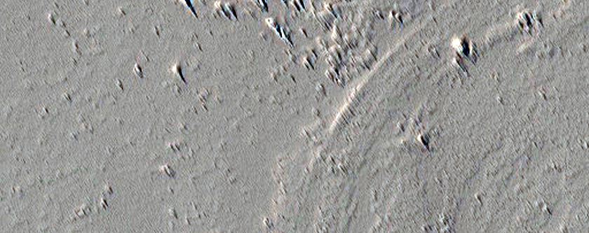 Channel Source Area South of Ascraeus Mons