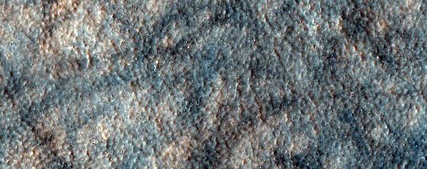 Crater Ejecta in Utopia Planitia