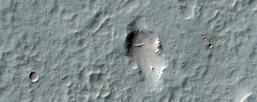 Northwest Hale Crater Ejecta