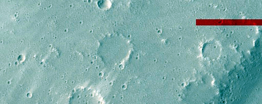 Wind Streak Monitoring Site Northwest of Uranius Tholus