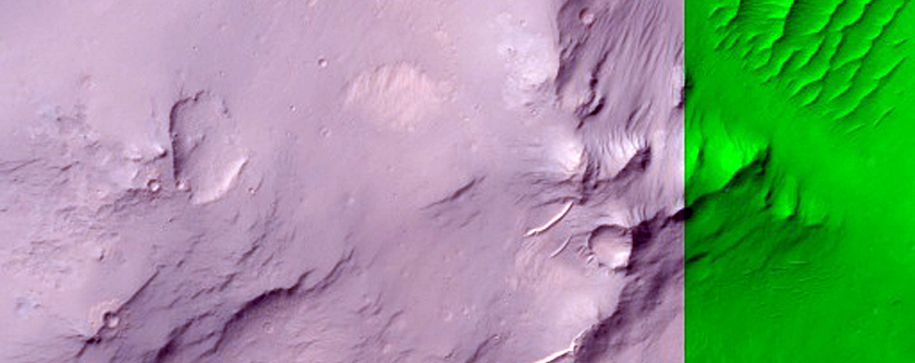 Flow-Ejecta Crater with Central Structure