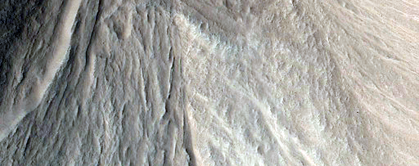 Young Crater in North Mid-Latitude