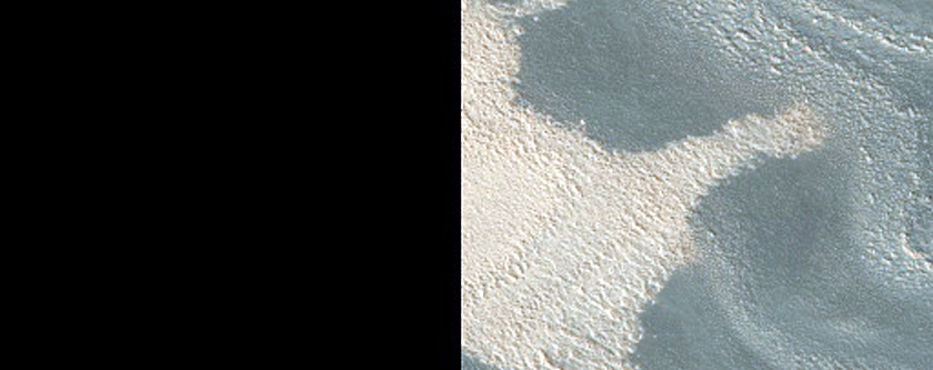 West Flank of Chasma Boreale Dunes with Furrows