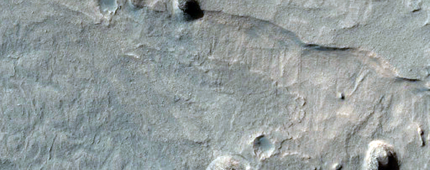 Debris Flow in Ius Chasma