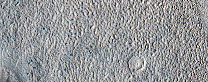 Terrain with Layered Material and Circular Pits