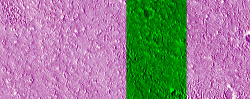 Sample Secondary Craters East of Fresh 6-Kilometer Diameter Crater