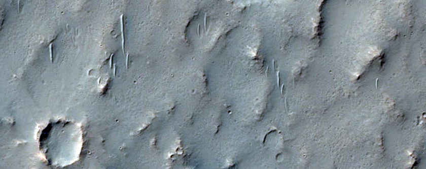 Channel between Two Craters