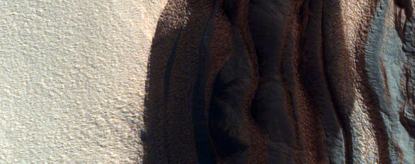 Scarp in Chasma Boreale