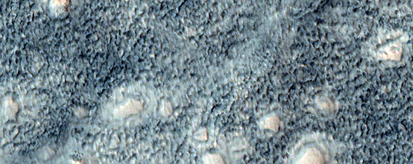 Northern Plains Cratered Cones in Acidalia Planitia
