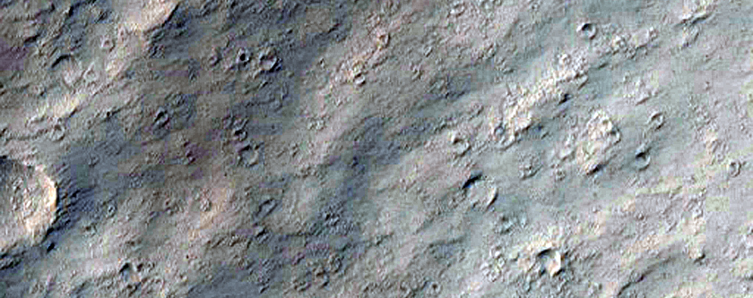Central Peak of Impact Crater