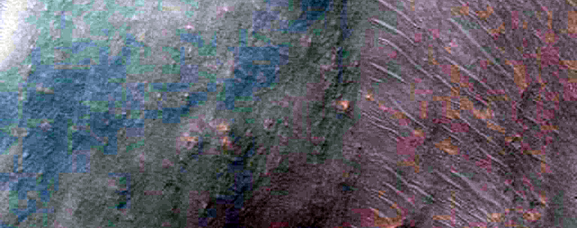 Crater in Northeast Hellas Planitia