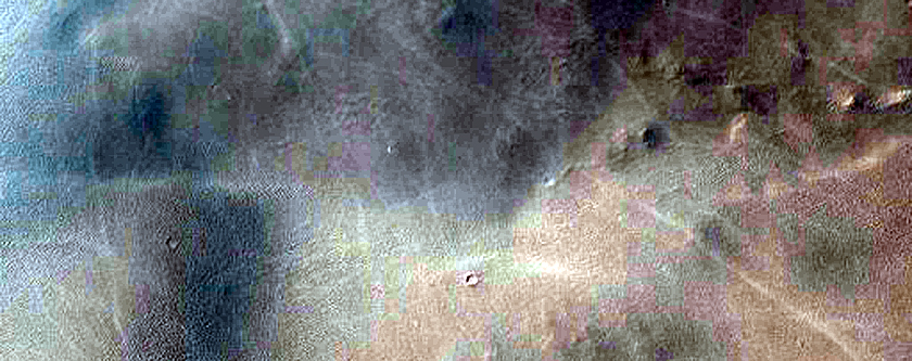 Mound on Crater Floor
