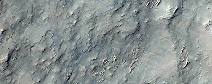 Alluvial Fans in Crater