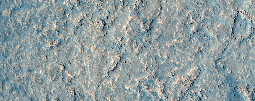 Pitted and Variously-Textured Terrain in Utopia Planitia
