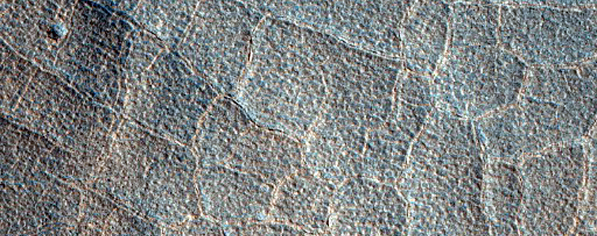 Northern Crater with Possible Olivine