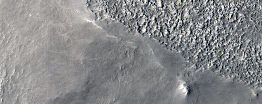 Sedimentary Deposit on Crater Floor