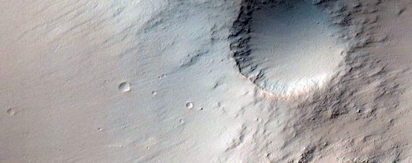Tyrrhena Terra Crater