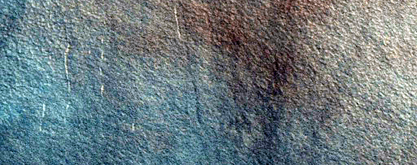 Northern Crater with Possible Olivine