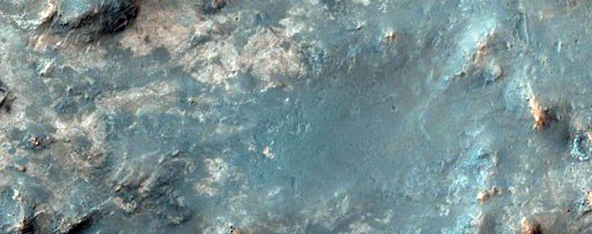 Central Peak of Crater in Syrtis Major