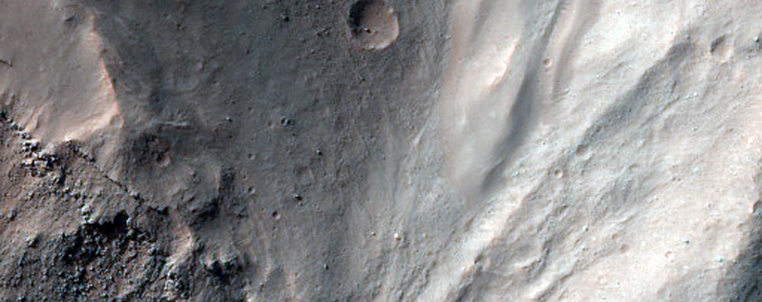Canyon in Coprates Chasma