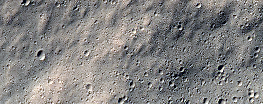 Rayed Crater in Hesperia Planum