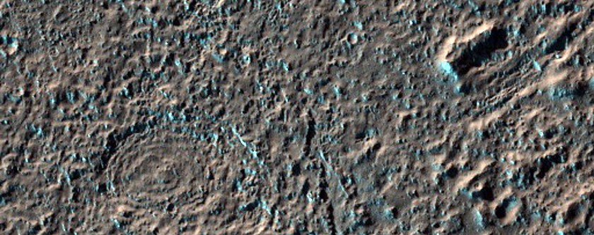 Terrain North of Tivat Crater