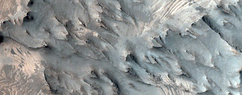 Layered Deposits in West Candor Chasma