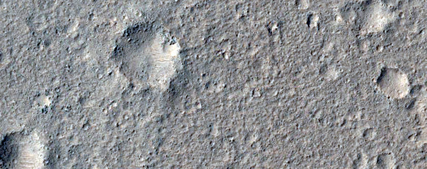 Possible Future Landing Site in Sabrina Vallis Outlet
